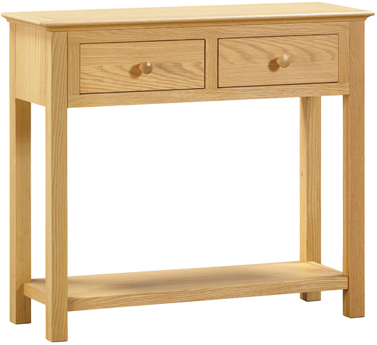Wenlock Console Table With 2 Drawers - Bridgnorth Furniture