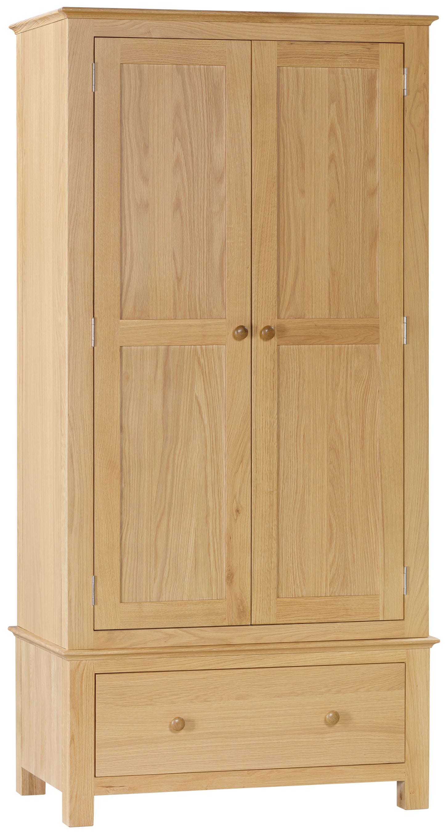 Wenlock Double Wardrobe with 1 Drawer - Bridgnorth Furniture