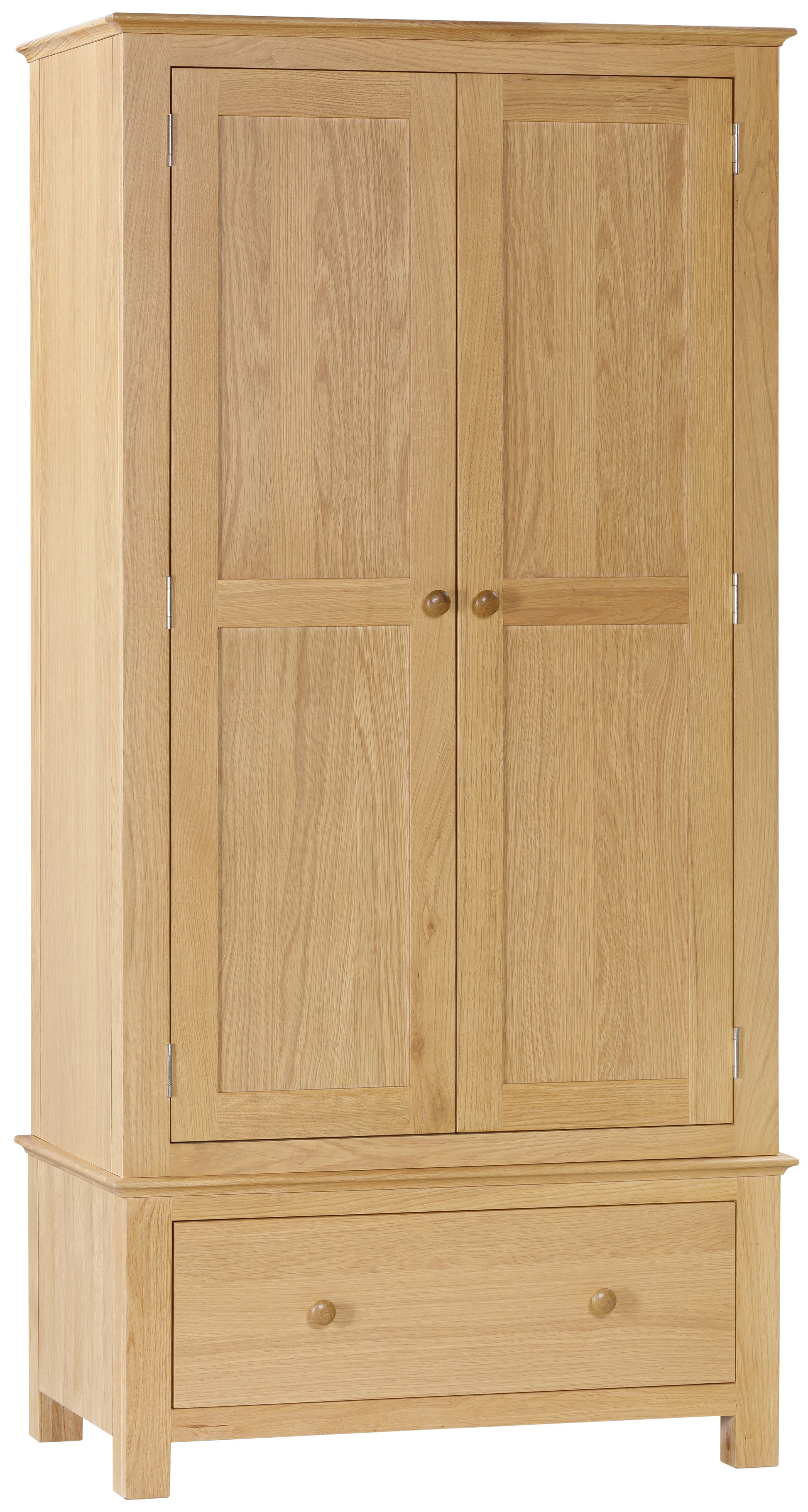 Wenlock Double Wardrobe with 1 Drawer - Bridgnorth Furniture