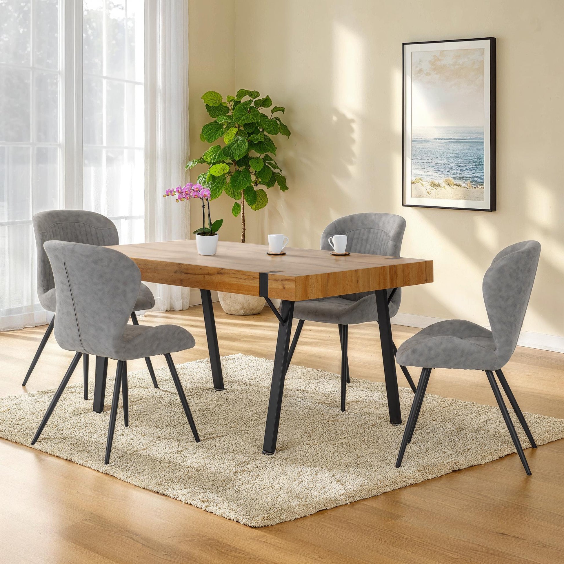 Treviso Dining Table and Chair Set - Bridgnorth Furniture