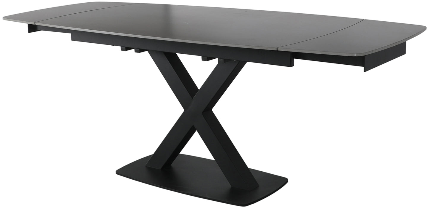 Burnell Medium Extending Table Set in Dark Grey - Bridgnorth Furniture