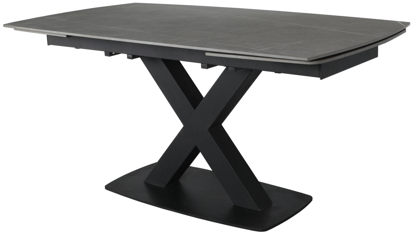 Burnell Medium Extending Table Set in Dark Grey - Bridgnorth Furniture