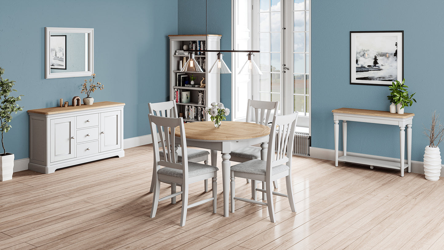 Stretton Round Extending Dining Table - Bridgnorth Furniture