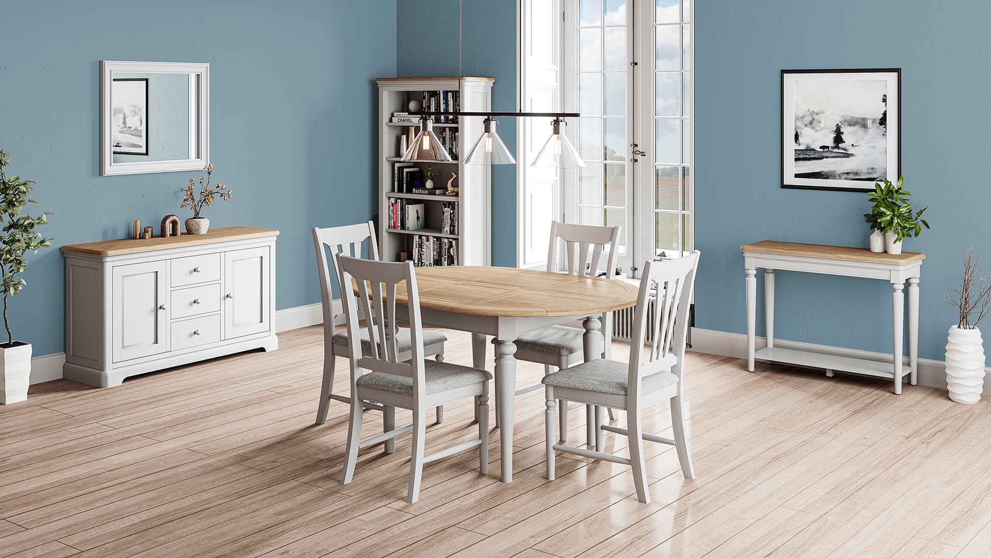 Stretton Round Extending Dining Table - Bridgnorth Furniture