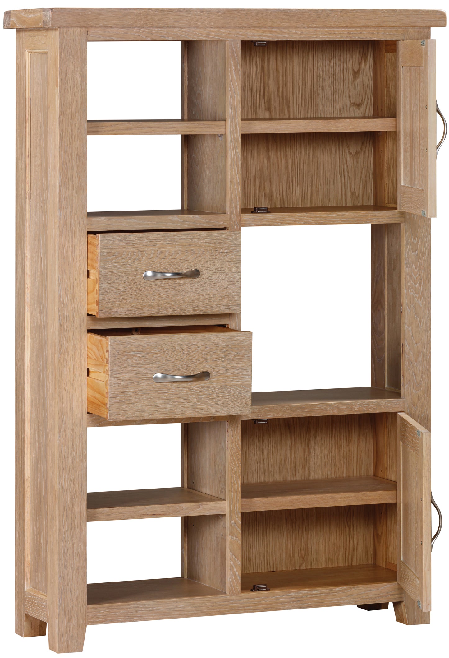 Ashford Oak Tall Display Unit - Bridgnorth Furniture