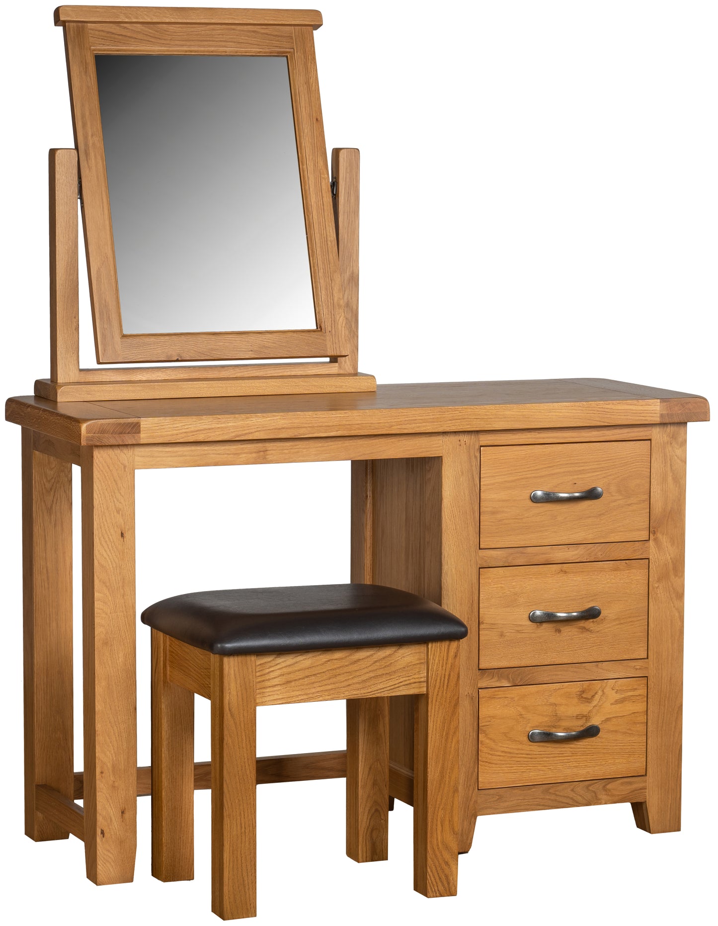 Newport SINGLE PEDESTAL DRESSING TABLE - Bridgnorth Furniture