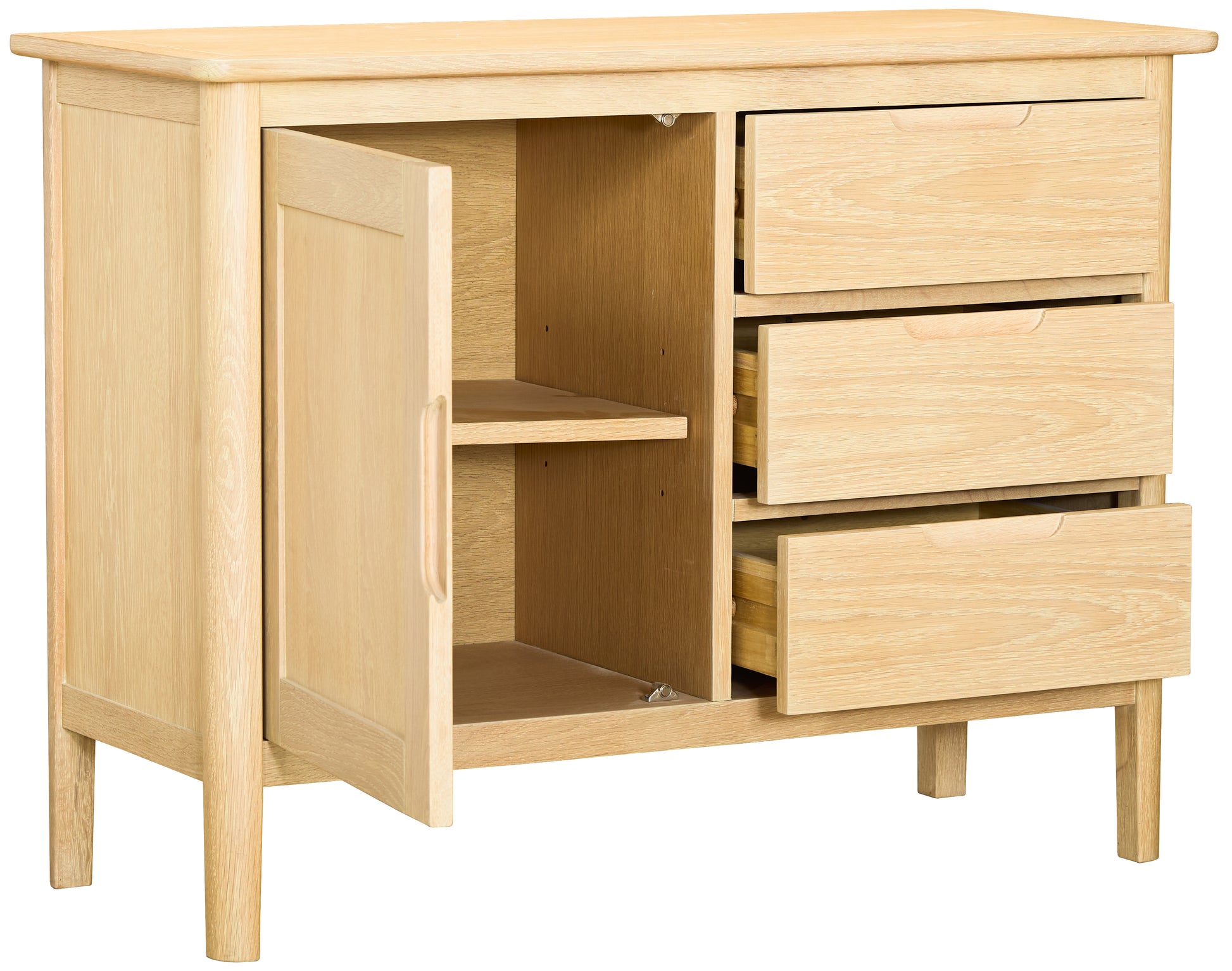 Munslow 1 Door 3 Drawer Sideboard - Bridgnorth Furniture