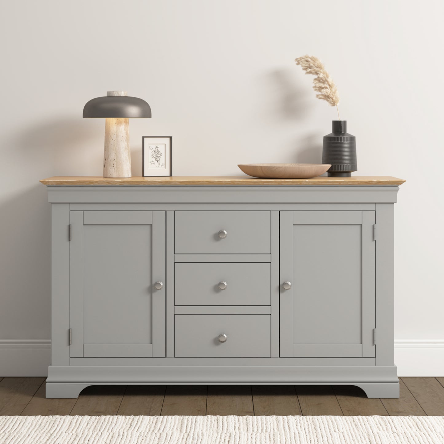 Asterley 2 Door 3  Drawer Sideboard - Bridgnorth Furniture