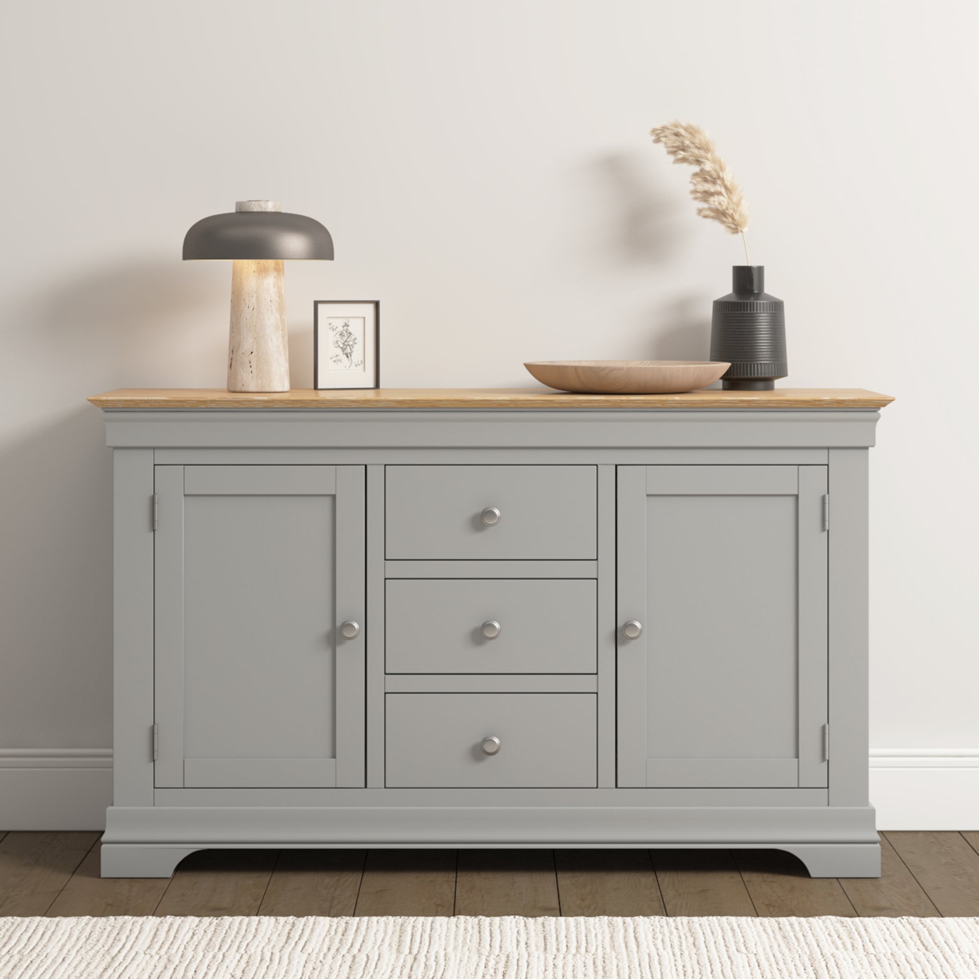Asterley 2 Door 3  Drawer Sideboard - Bridgnorth Furniture