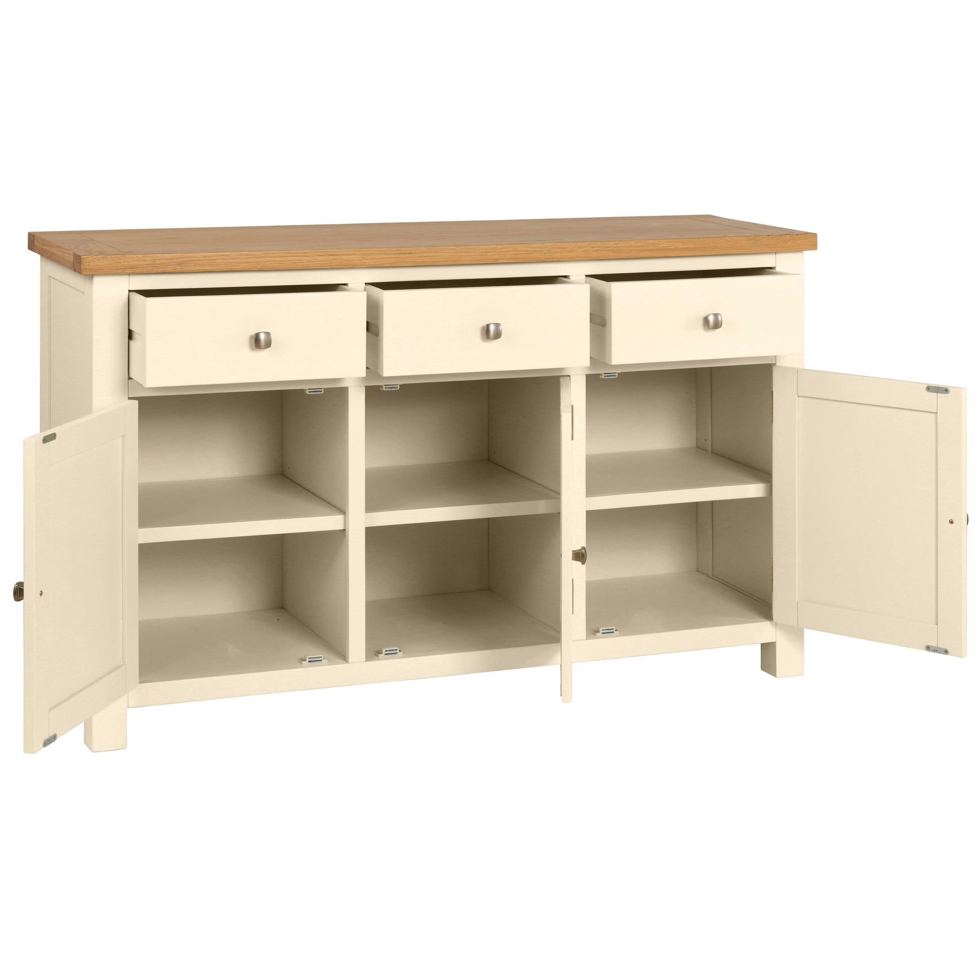 Drayton Painted 3 Door Sideboard - Bridgnorth Furniture