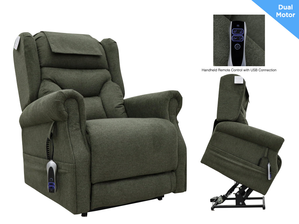 Berkshire Dual Motor Lift & Tilt Chair - Bridgnorth Furniture