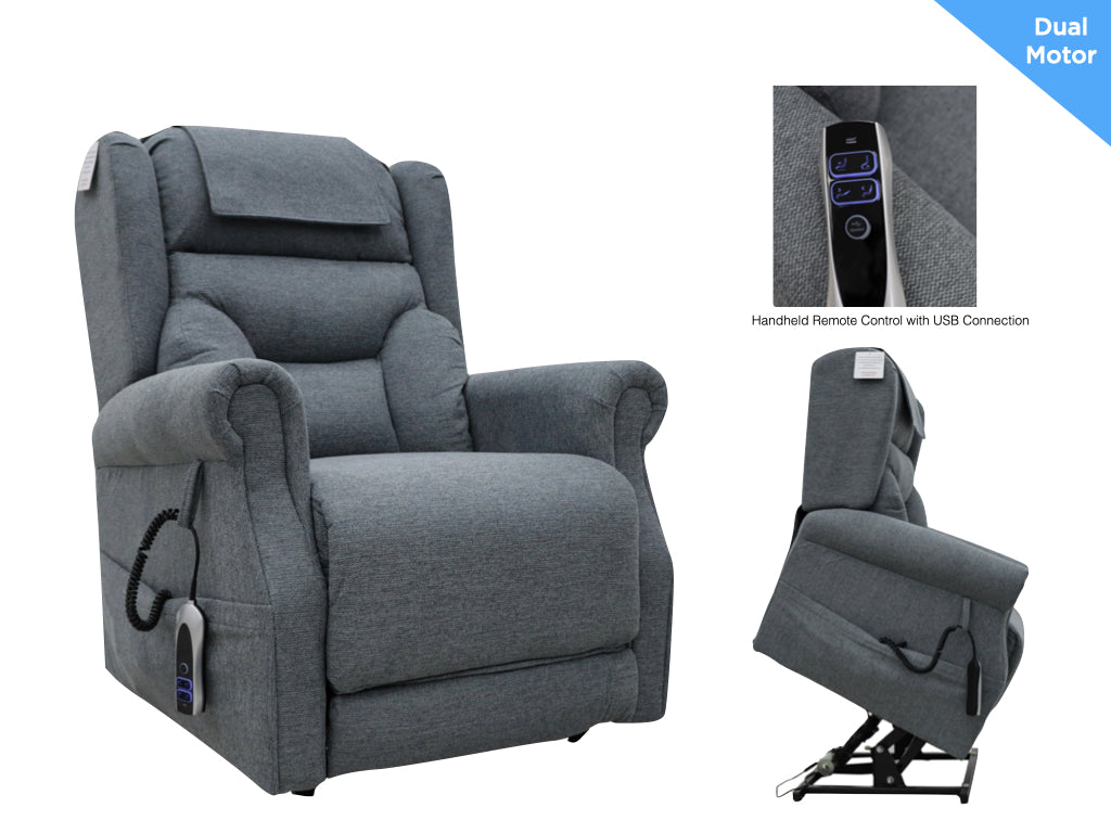 Berkshire Dual Motor Lift & Tilt Chair - Bridgnorth Furniture