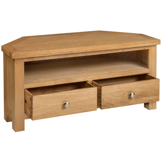 Drayton Large Corner TV Unit - Bridgnorth Furniture
