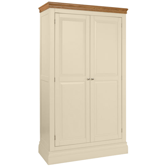 Albrighton Painted Oak Double All Hanging Wardrobe - Bridgnorth Furniture