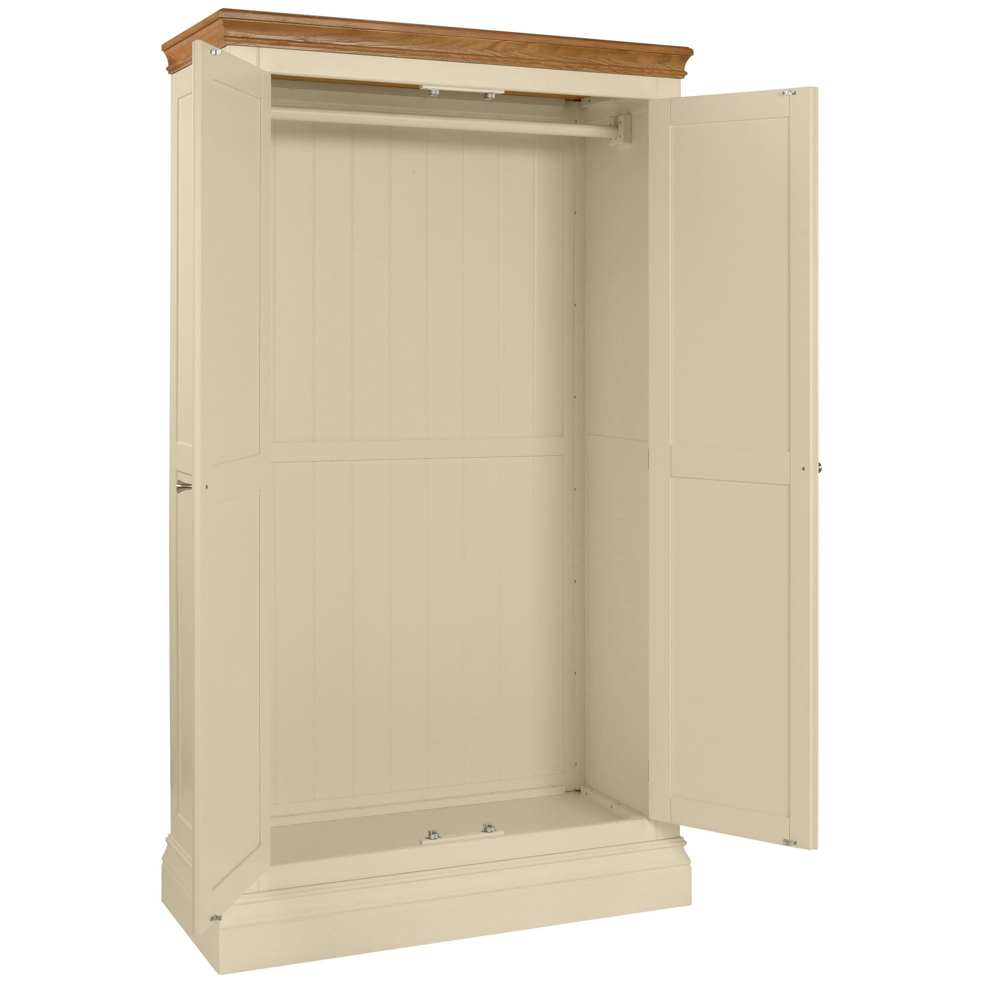 Albrighton Painted Oak Double All Hanging Wardrobe - Bridgnorth Furniture