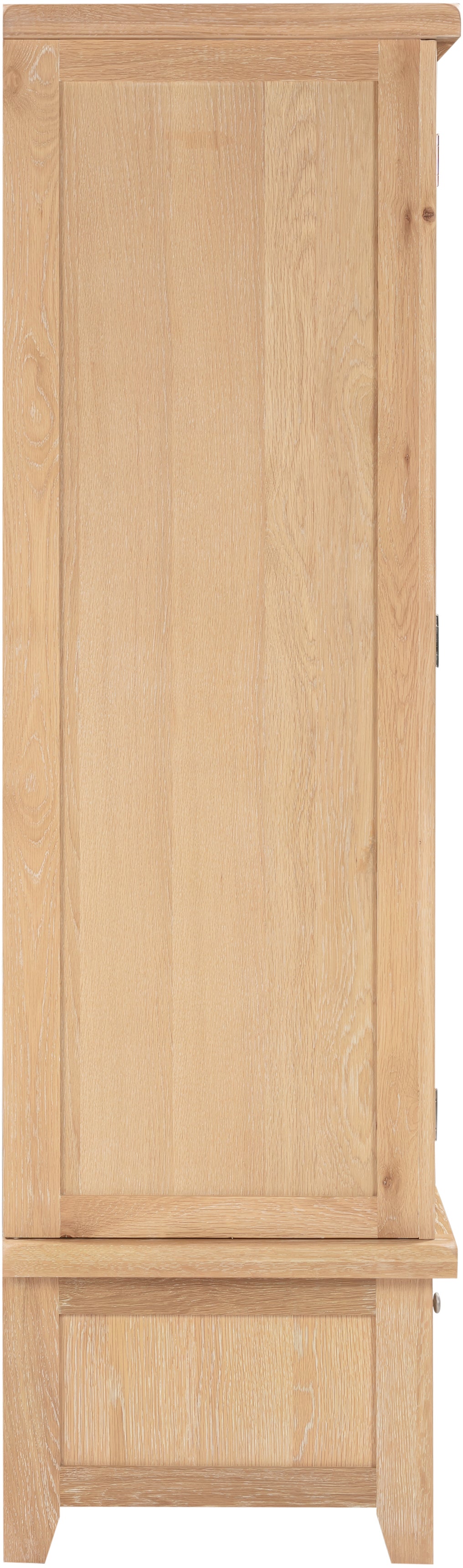 Highley Oak Double Wardrobe and Drawer - Bridgnorth Furniture