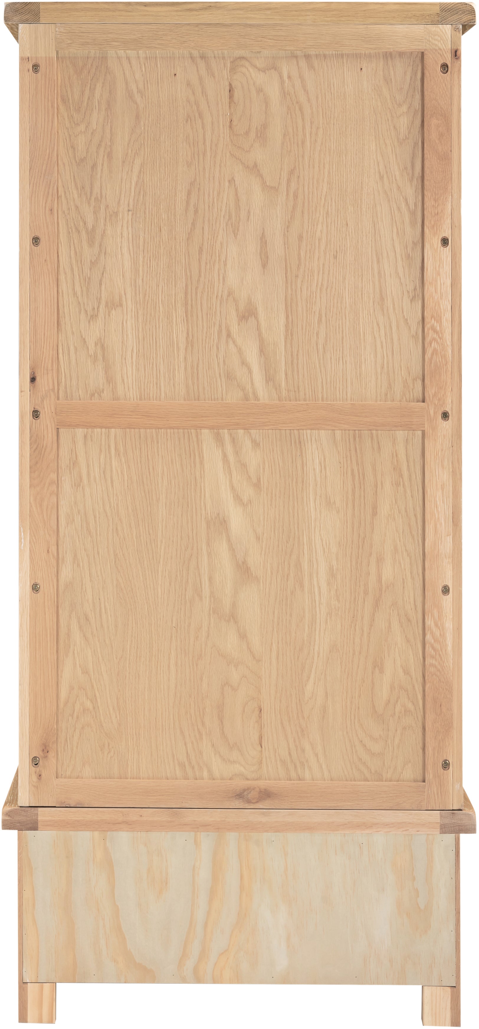 Highley Oak Double Wardrobe and Drawer - Bridgnorth Furniture