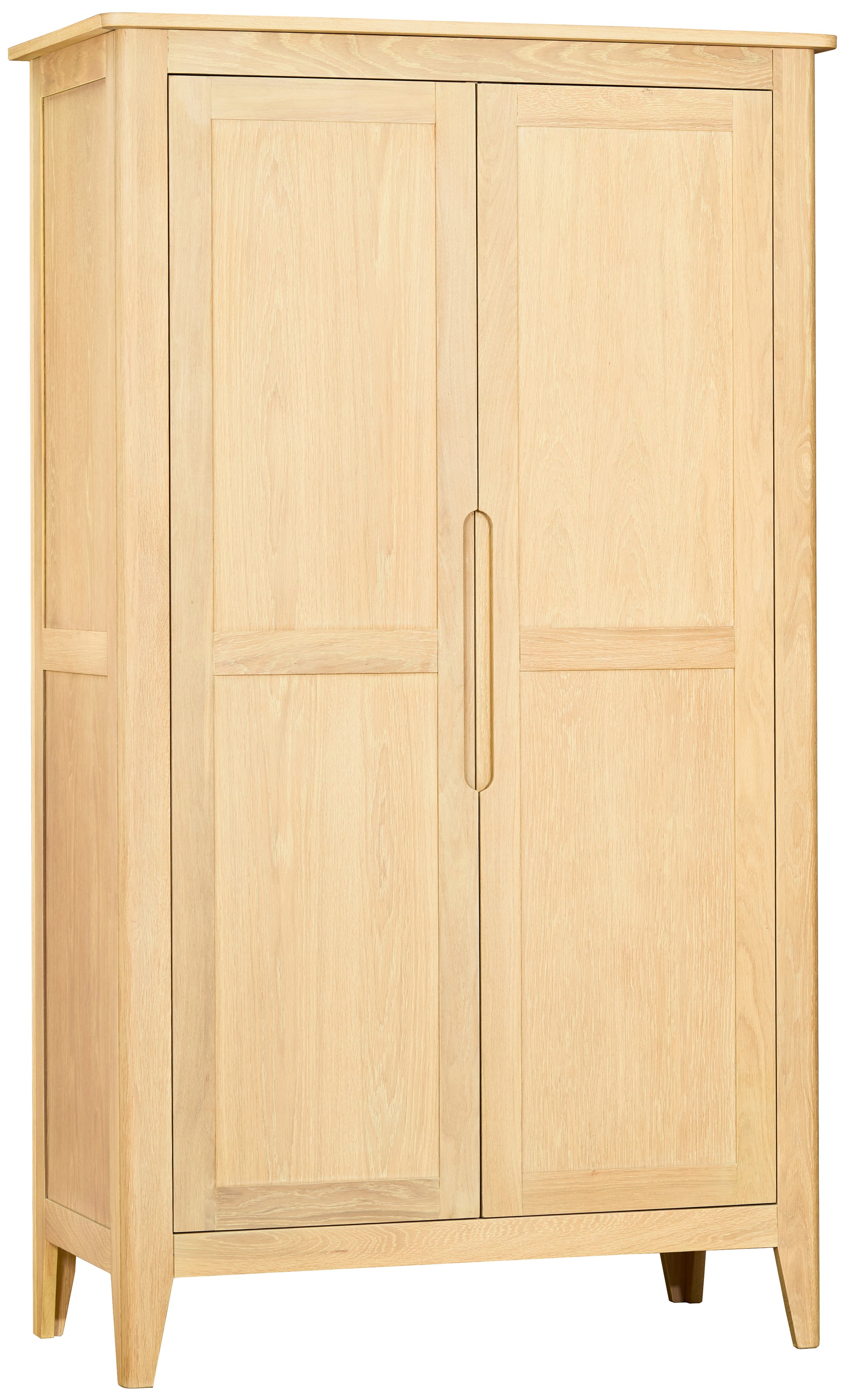 Munslow All Hanging Double Wardrobe With Shelving - Bridgnorth Furniture