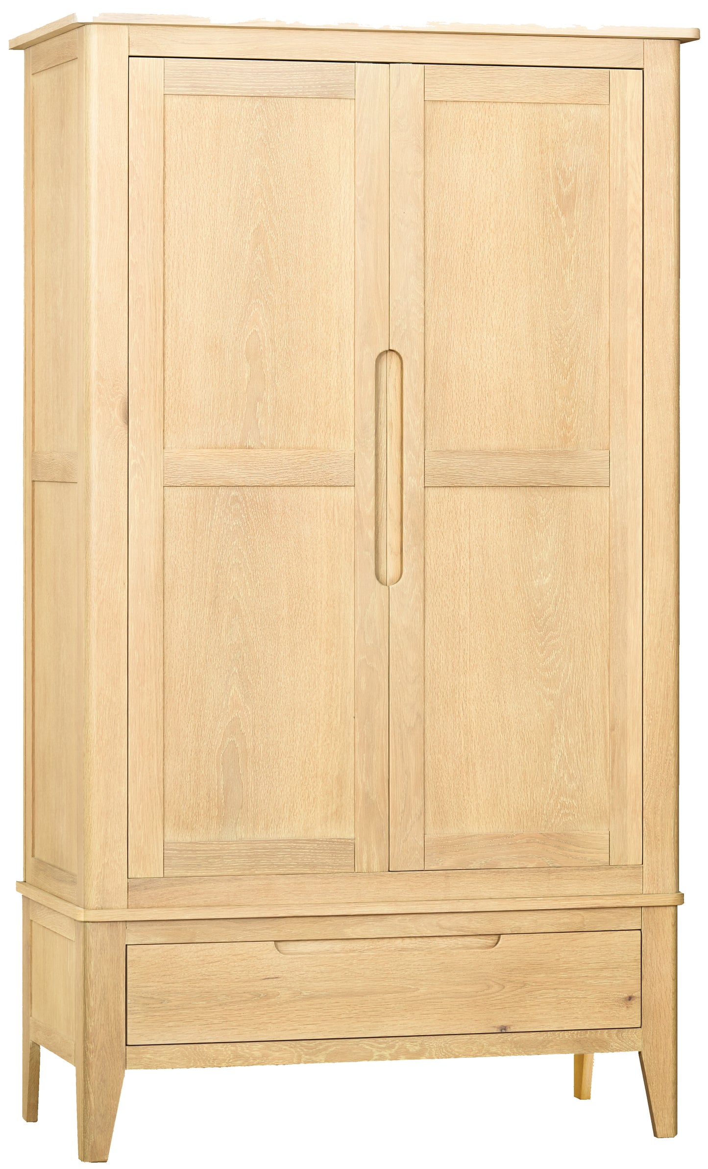 Munslow Double Wardrobe With Drawers - Bridgnorth Furniture