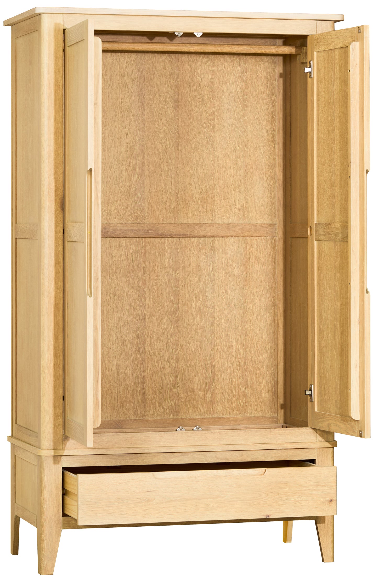 Munslow Double Wardrobe With Drawers - Bridgnorth Furniture