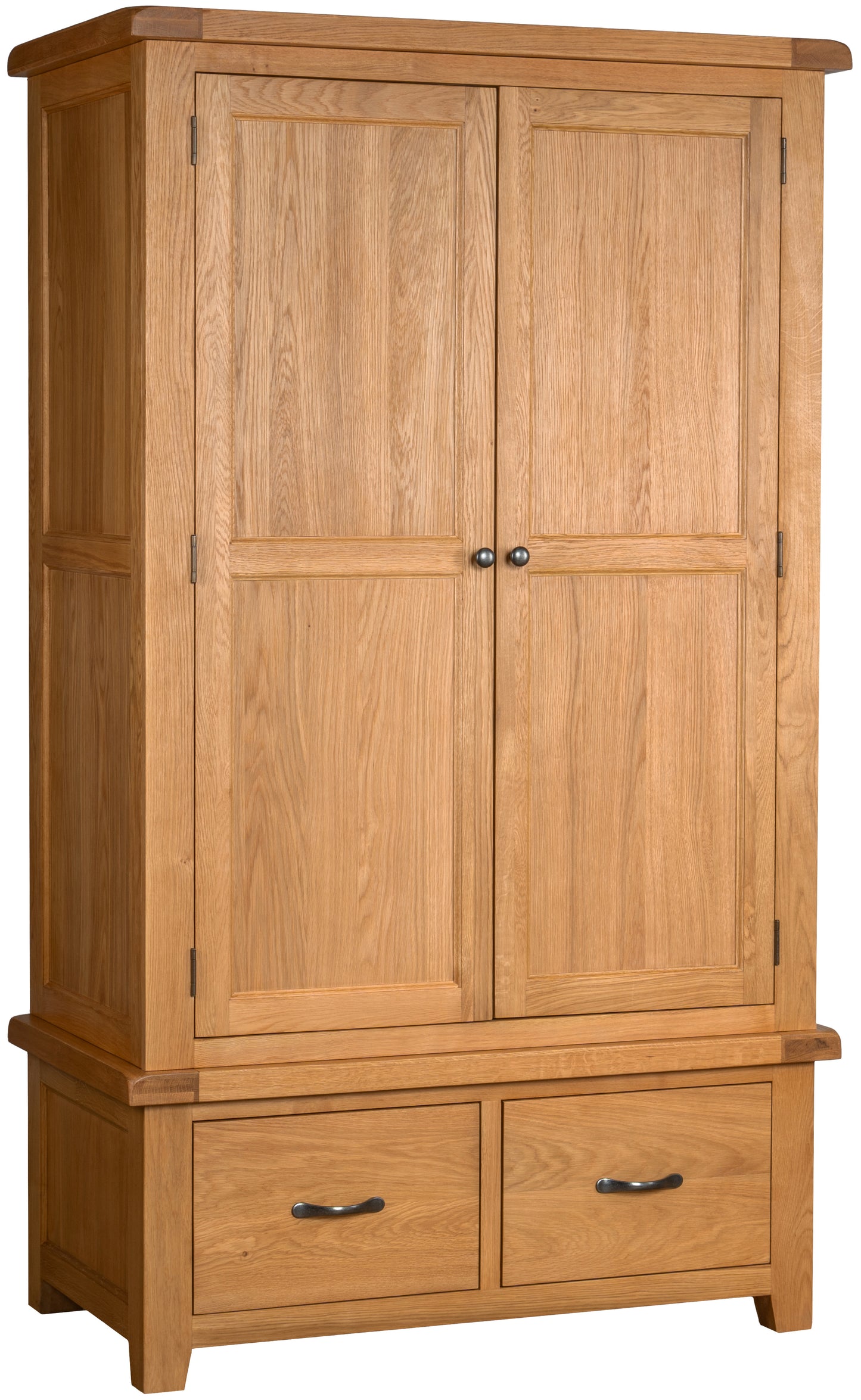 Newport GENTS WARDROBE WITH 2 DRAWERS - Bridgnorth Furniture