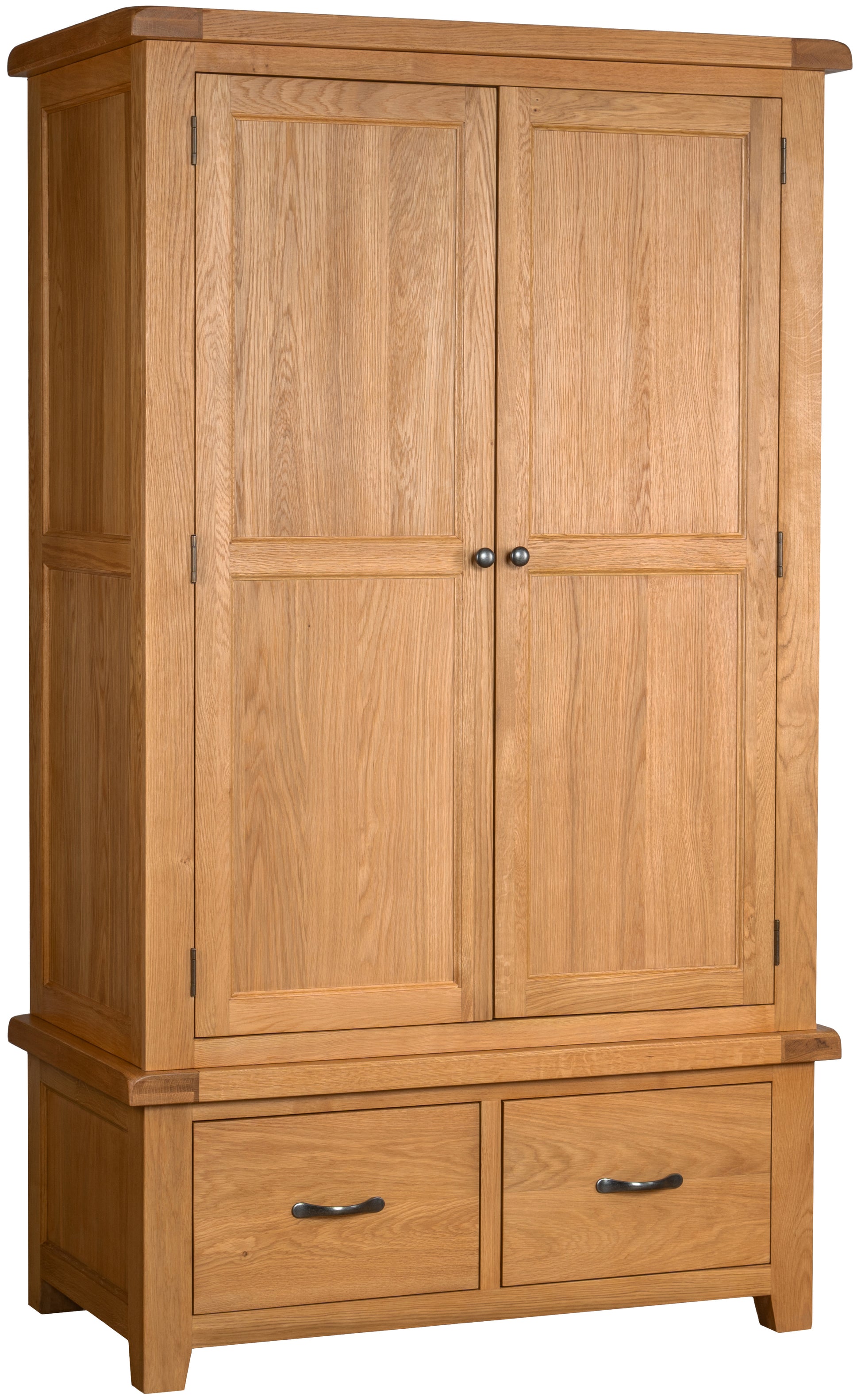 Newport GENTS WARDROBE WITH 2 DRAWERS - Bridgnorth Furniture