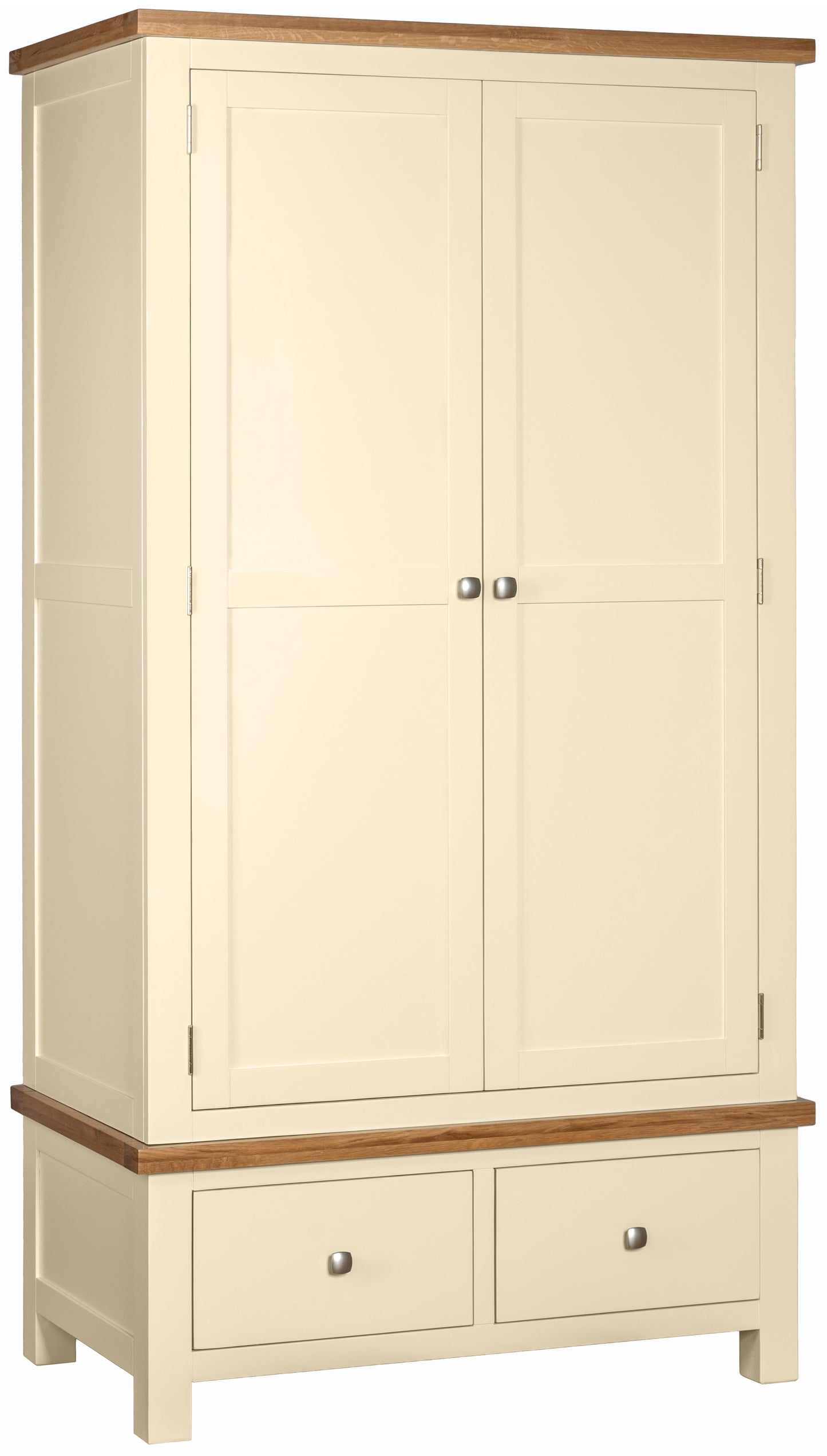 Drayton Painted Double Wardrobe with Drawers - Bridgnorth Furniture