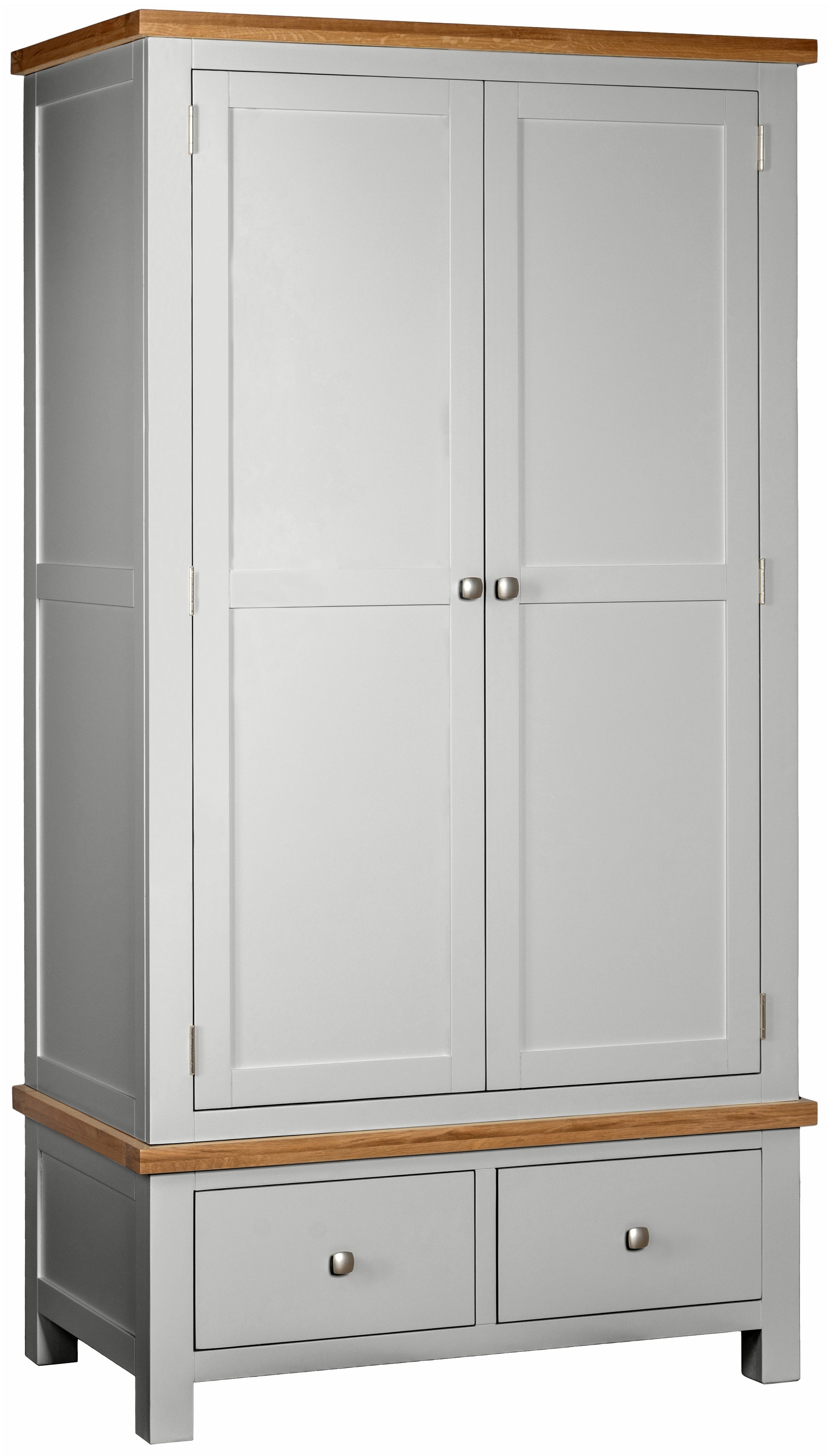 Drayton Painted Double Wardrobe with Drawers - Bridgnorth Furniture