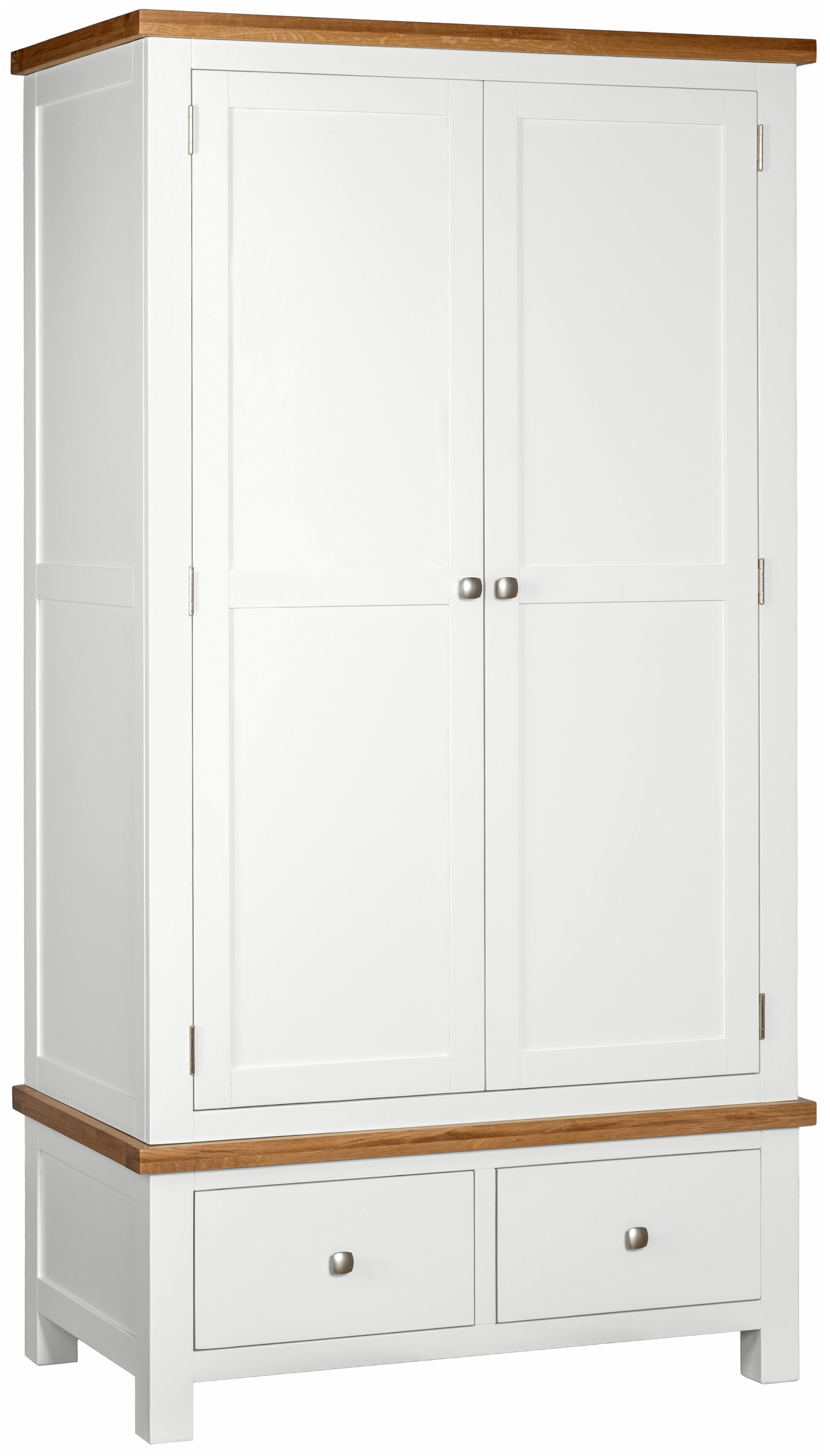 Drayton Painted Double Wardrobe with Drawers - Bridgnorth Furniture