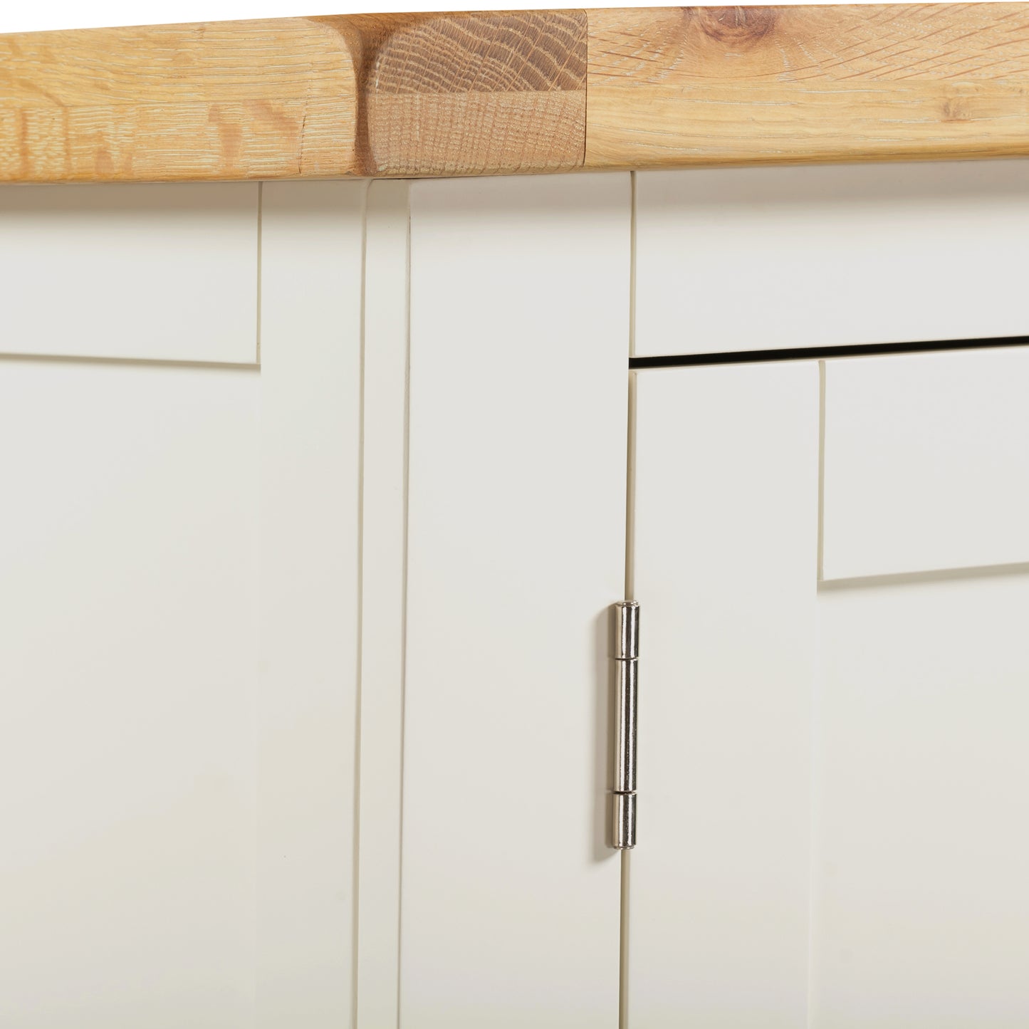 Highley Painted  Oak Double Wardrobe and Drawer - Bridgnorth Furniture