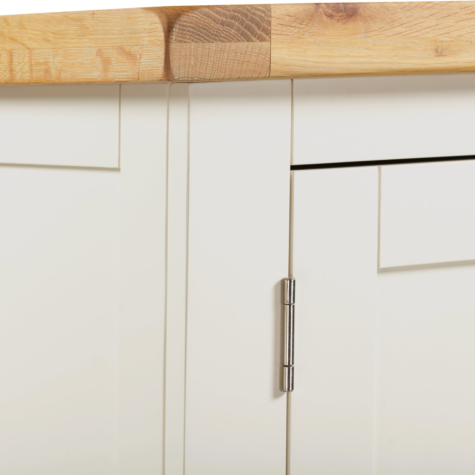 Highley Painted  Oak Double Wardrobe and Drawer - Bridgnorth Furniture