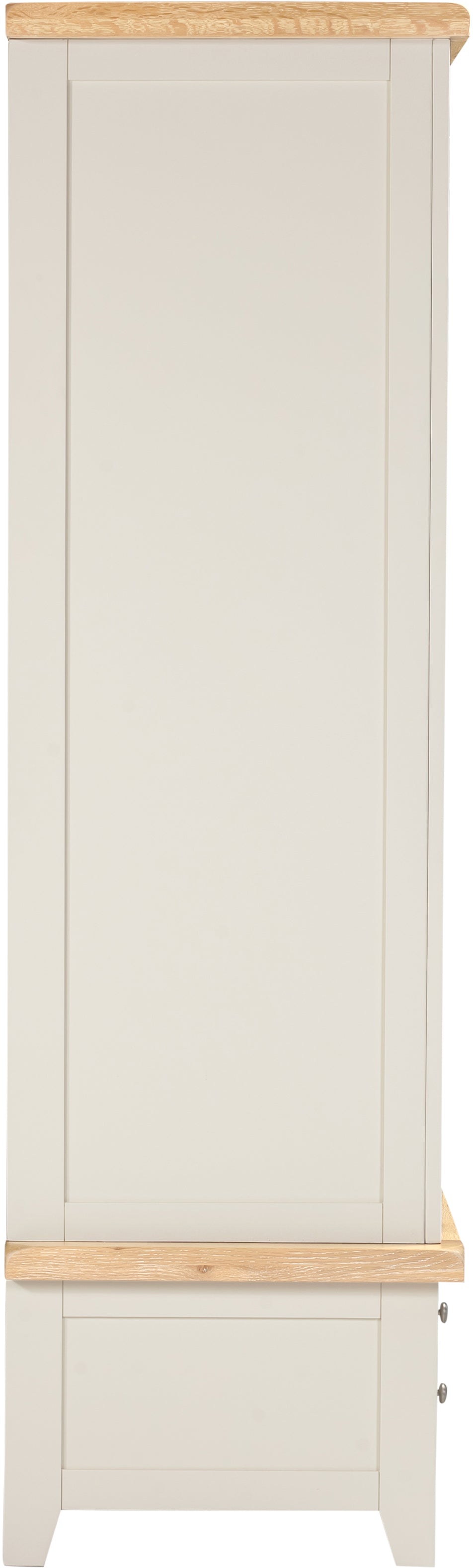 Highley Painted  Oak Double Wardrobe and Drawer - Bridgnorth Furniture