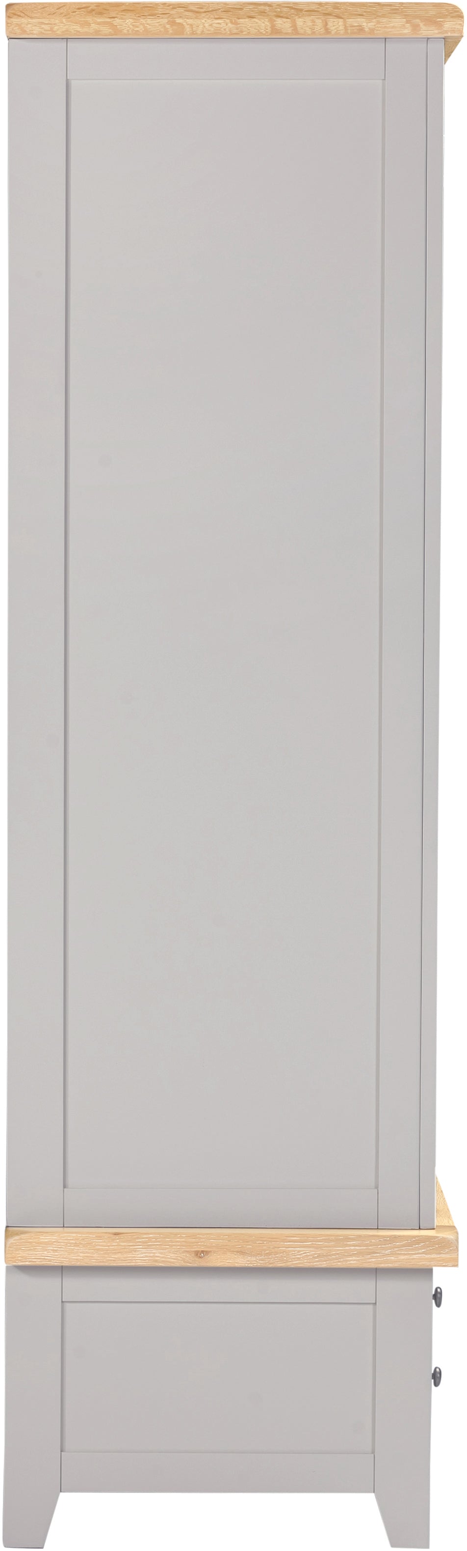 Highley Painted  Oak Double Wardrobe and Drawer - Bridgnorth Furniture