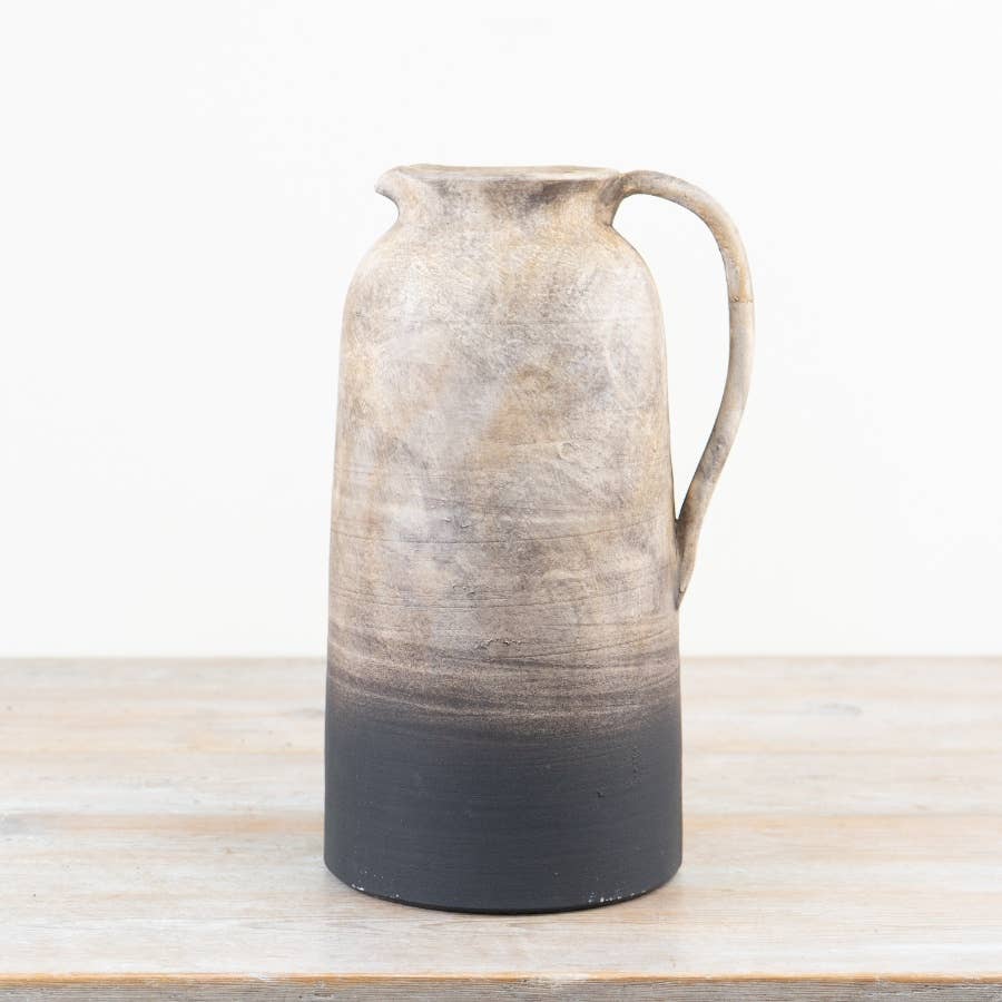 Tall Terracotta Oti Vase, 32.5cm - Bridgnorth Furniture