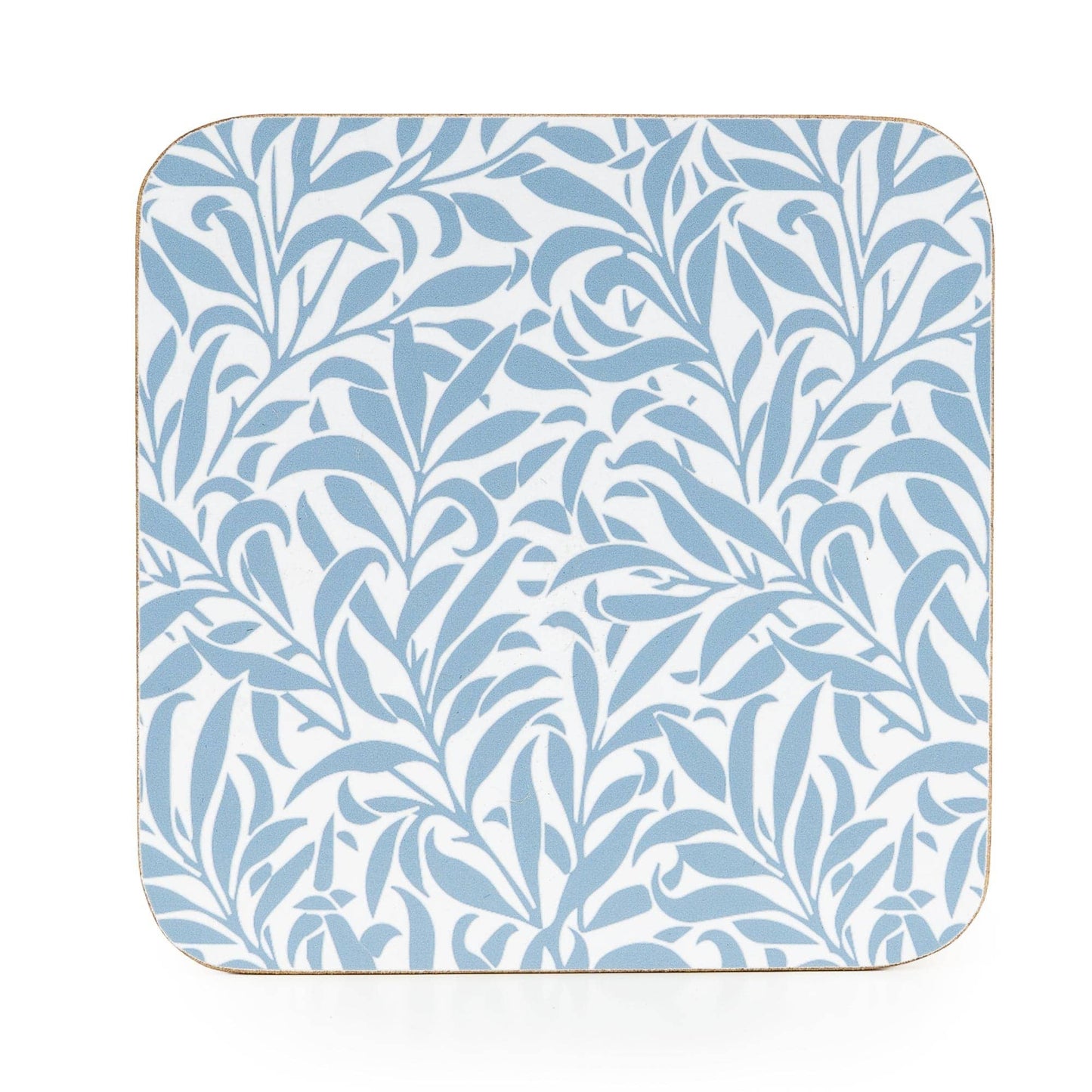 Jeff Banks Set of 4 Coasters – Leafy Trellis Blue - Bridgnorth Furniture