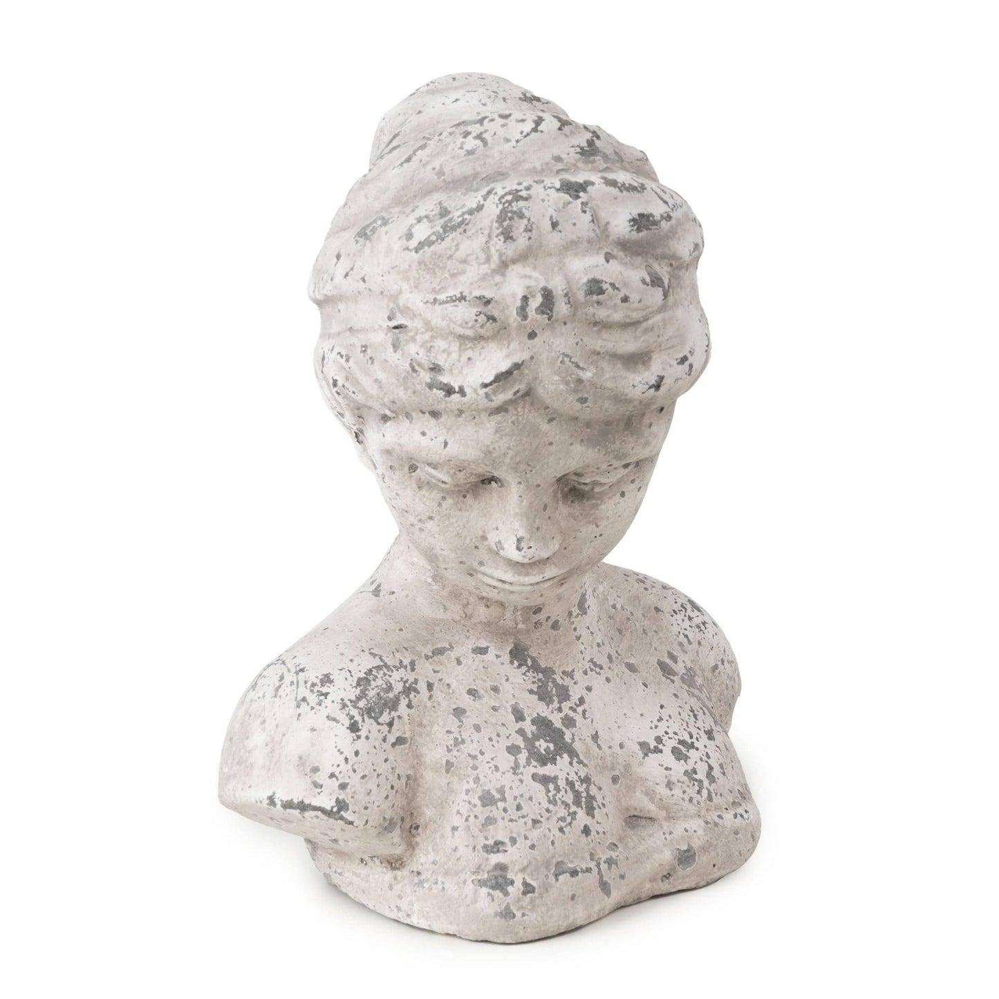 23.5cm Female Bust - Stone Effect 1PK - Bridgnorth Furniture