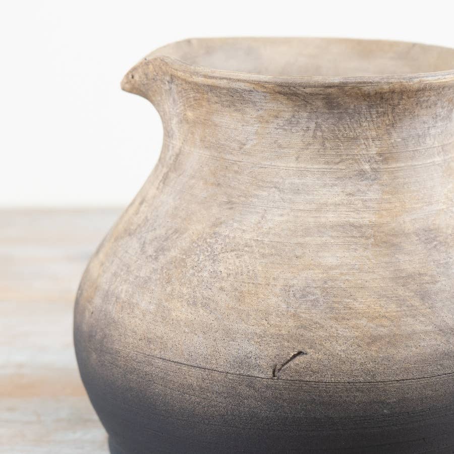 Oti Terracotta Jug Vase, 21.5cm - Bridgnorth Furniture