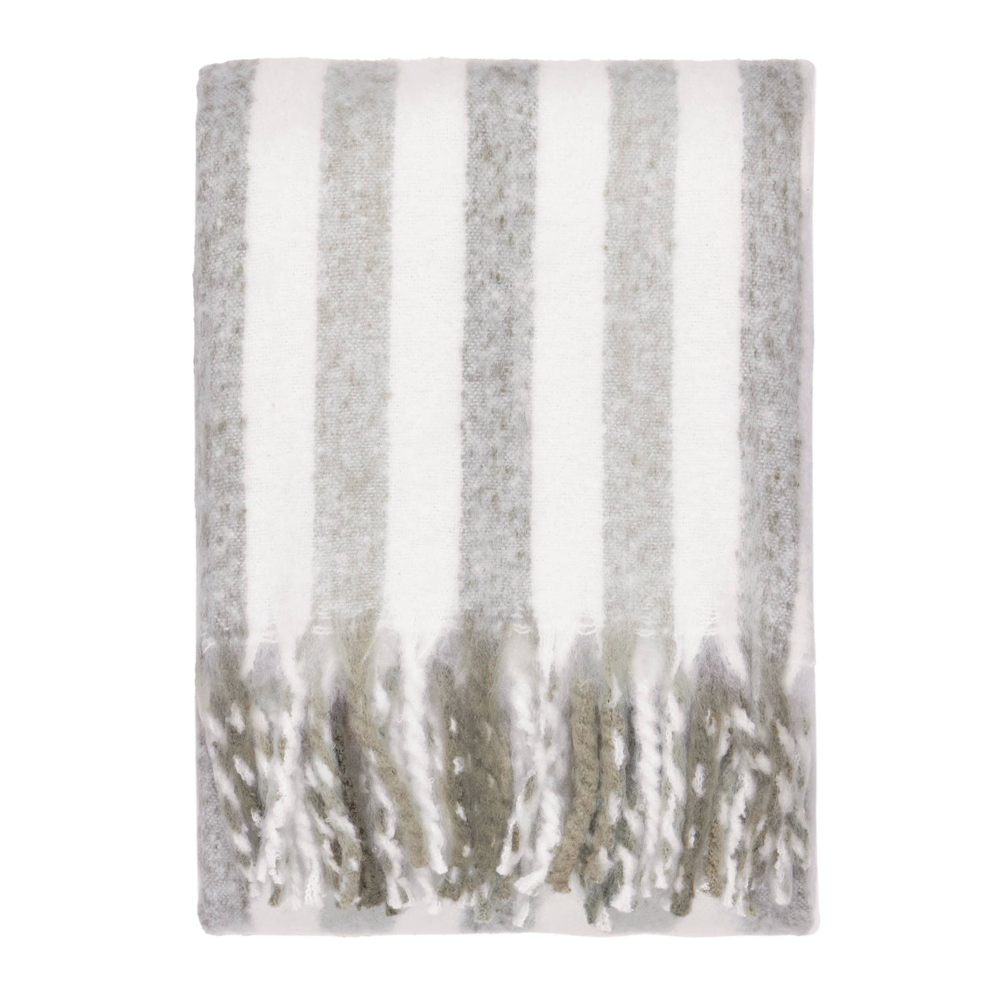 Beechwood Woven Stripe Throw Heath - Bridgnorth Furniture