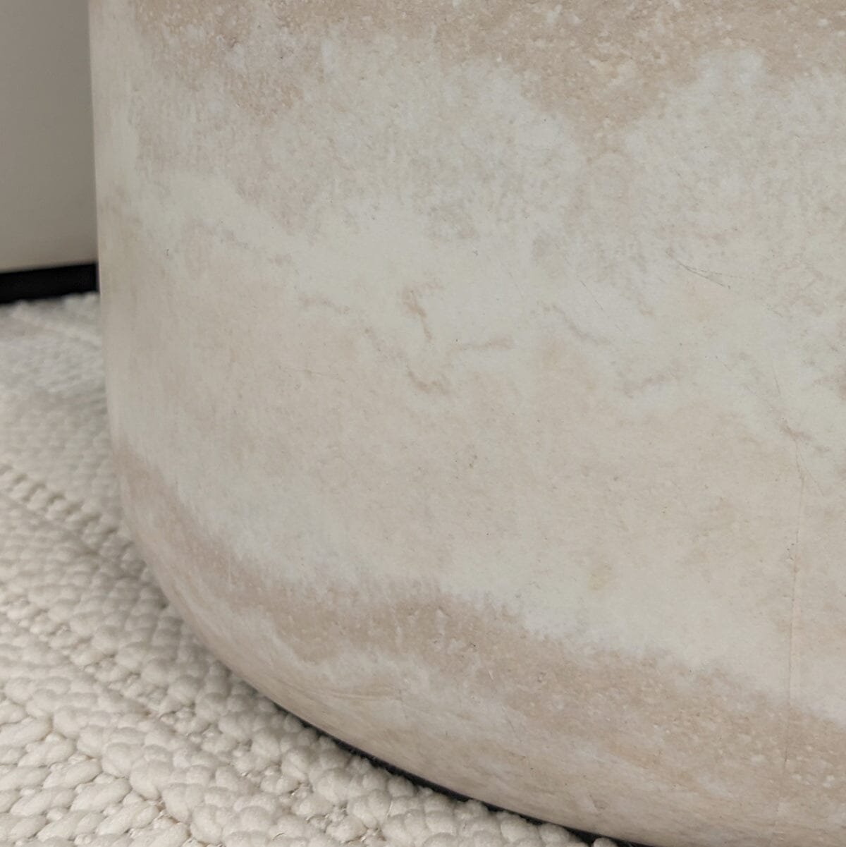 Celeste Round Neutral Marble Effect Coffee Table - Bridgnorth Furniture