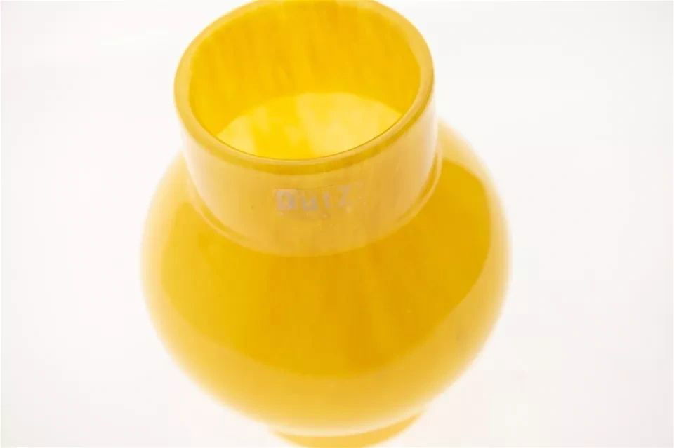 VASE RONDO S - H17 D14 cm - CORN YELLOW - Bridgnorth Furniture
