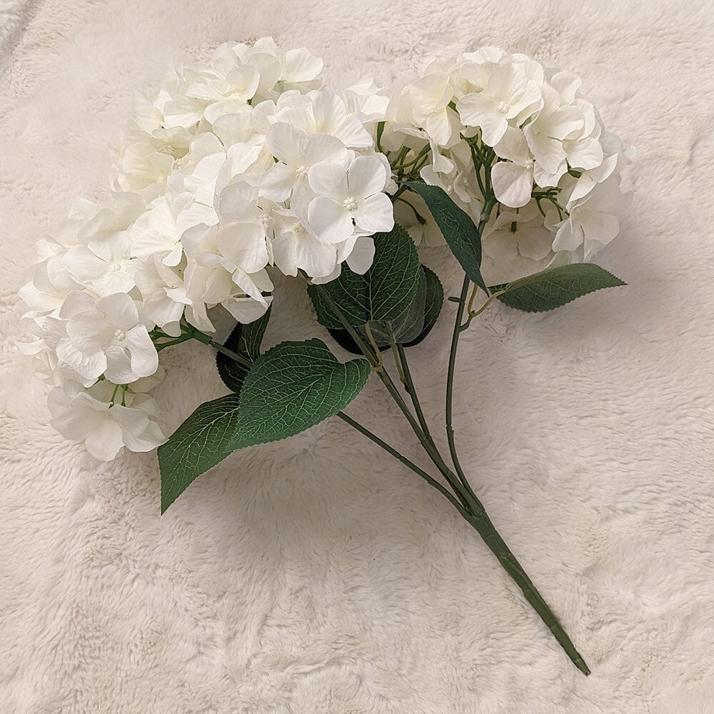 Cream Hydrangea Faux Floral Bunch - Bridgnorth Furniture
