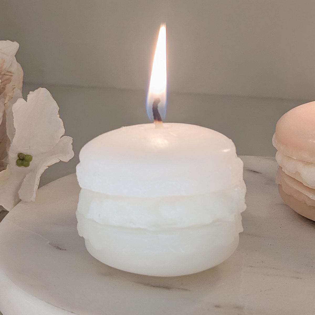 Cream Mini Macaron Decorative Candle - Bridgnorth Furniture