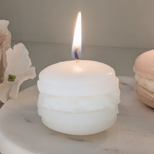 Cream Mini Macaron Decorative Candle - Bridgnorth Furniture