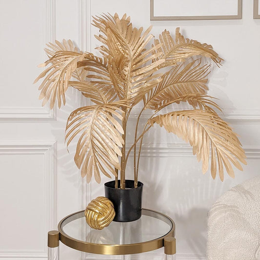 Dana Natural Faux Palm Tree - 95cm - Bridgnorth Furniture