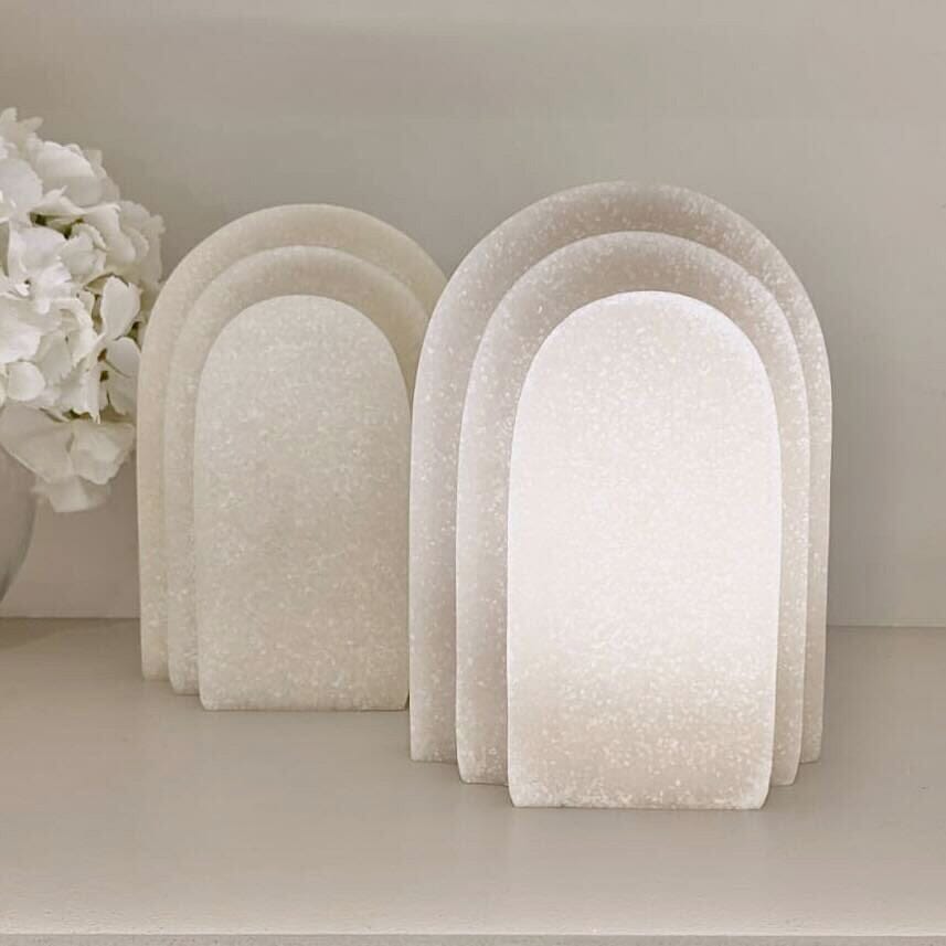 Delaney White Marble Effect Set of 2 Bookends - Bridgnorth Furniture