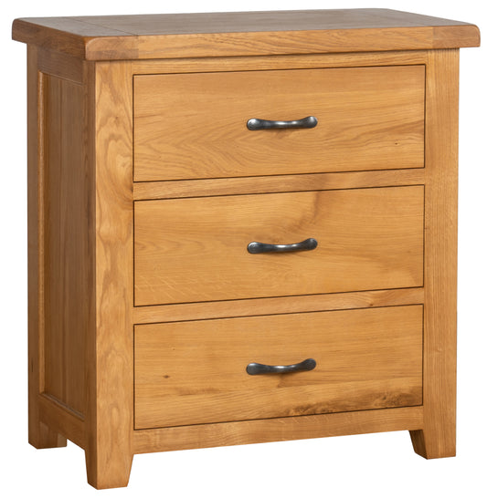 Newport 3 DRAWER BEDSIDE - Bridgnorth Furniture
