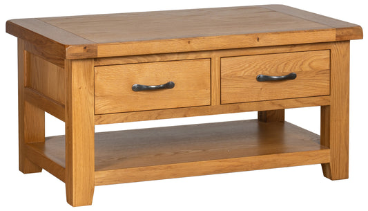 Newport COFFEE TABLE WITH 2 DRAWERS - Bridgnorth Furniture