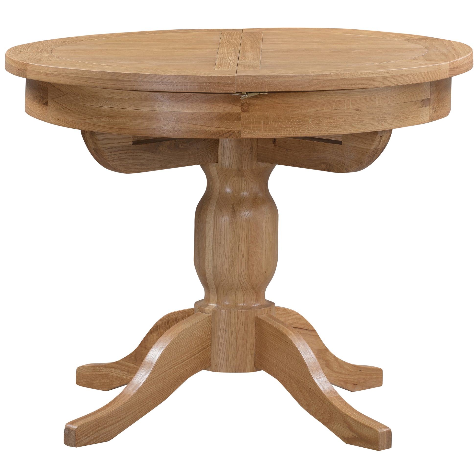 Ludlow Oak Round Extending Table - Bridgnorth Furniture