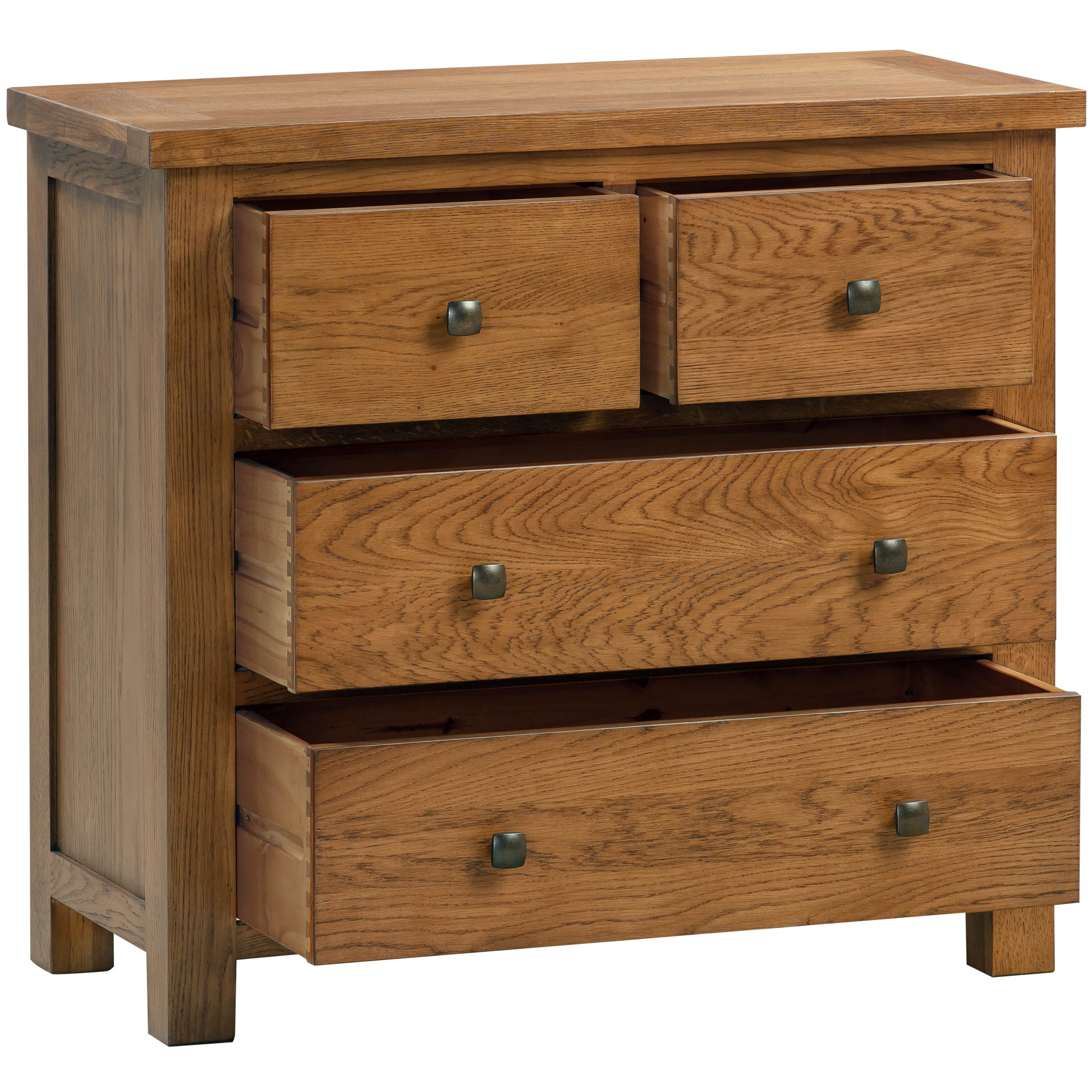 Drayton Rustic 2+2 Chest - Bridgnorth Furniture