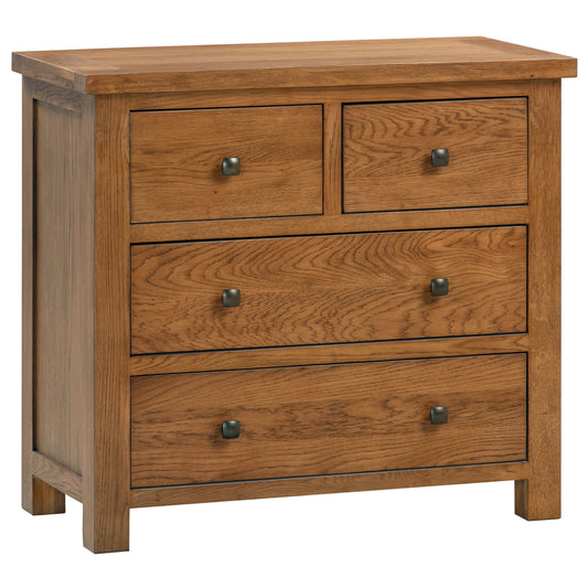 Drayton Rustic 2+2 Chest - Bridgnorth Furniture
